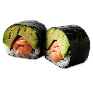 Salmon Avocado Roll PNG Cmj