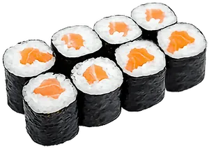 Salmon Maki Sushi Rolls