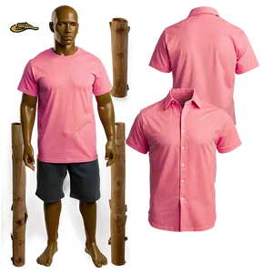 Salmon Pink Blank Shirt PNG Wdm PNG