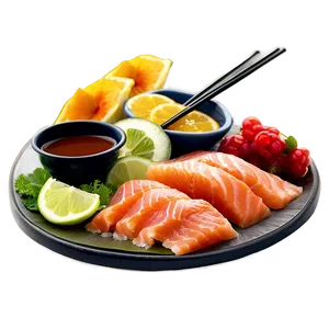 Salmon Sashimi Platter Png Rup PNG image