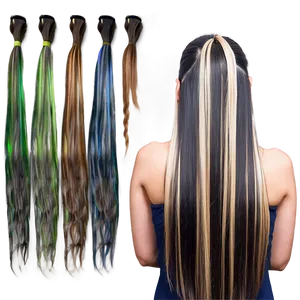 Salon Quality Hair Extensions Png Bjv69 PNG image