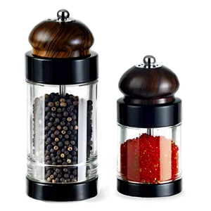 Salt And Pepper Grinder Set Png Vkx8 PNG image