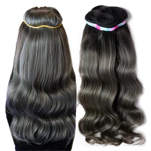 Salt And Pepper Hair Bundles PNG Ryk60 PNG