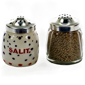 Salt And Pepper Shakers Png 30 PNG image