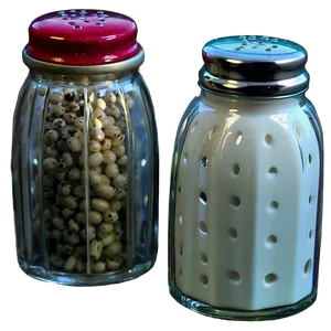 Salt And Pepper Shakers With Caddy Png Nmv31 PNG image