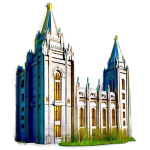 Salt Lake Temple Utah Png 10 PNG image