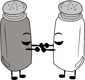 Saltand Pepper Shakers Fist Bump