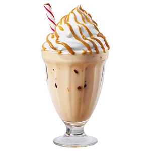 Salted Caramel Milkshake PNG 4