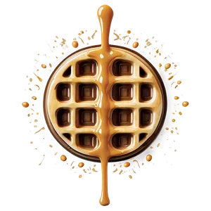 Salted Caramel Waffle PNG Lyh