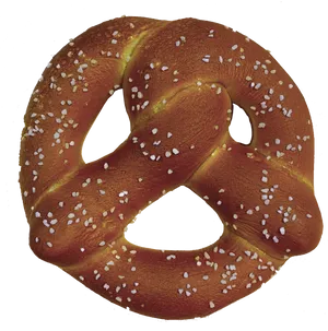 Salted Pretzel Isolated Background PNG image