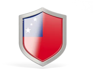 Samoa Shield Icon PNG image