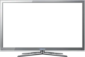 Samsung Flat Screen T Vwith Stand PNG image