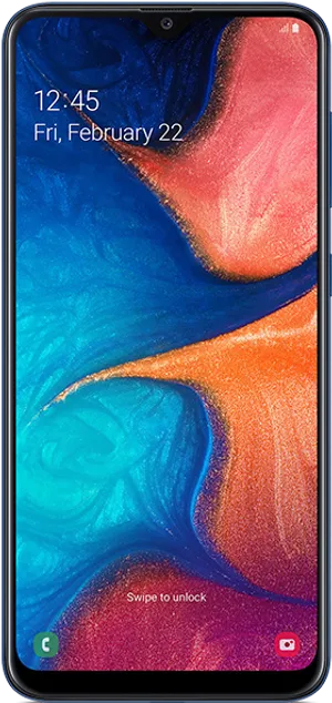 Samsung Galaxy A20 Display PNG image