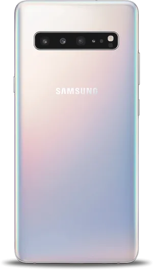 Samsung Galaxy S10 Back View PNG image