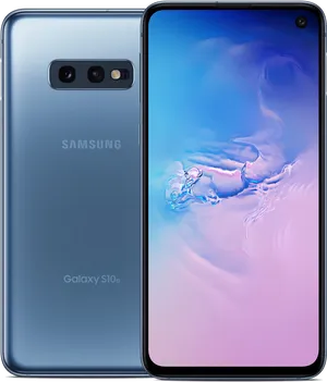 Samsung Galaxy S10e Prism Blue PNG