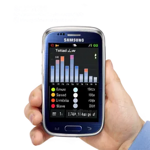 Samsung Phone With Health Monitoring Png 06202024 PNG image