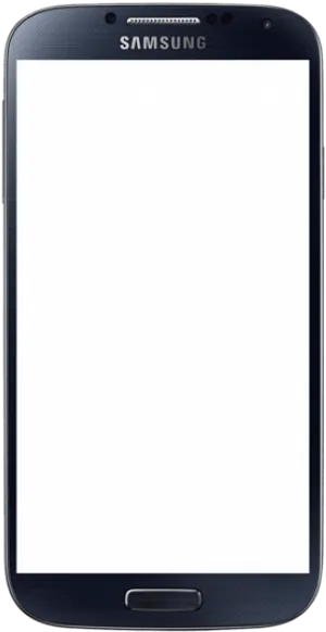 Samsung Smartphone Blank Screen PNG image