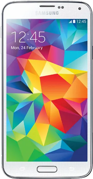 Samsung Smartphone Colorful Display