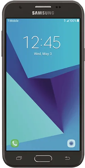Samsung Smartphone Display Timeand Date