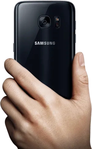 Samsung Smartphonein Hand PNG image