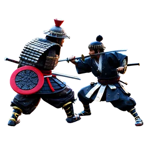Samurai Battle Scene Png 05212024 PNG image
