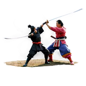 Samurai Duel Png 05212024 PNG image