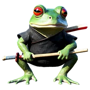 Samurai Frog PNG Jnx72 PNG