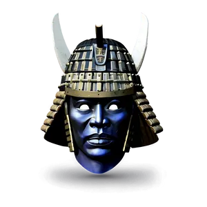Samurai Helmet On Display PNG Hfq