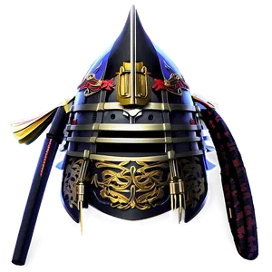Samurai Helmet With Crest PNG Lee12 PNG