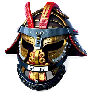Samurai Helmet With Crest PNG Wnl