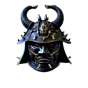 Samurai Helmet With Dragon Design PNG 06132024 PNG