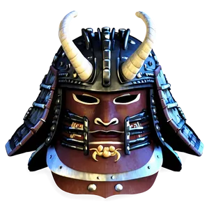 Samurai Helmet With Horns PNG Hhg