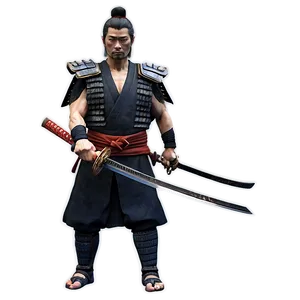 Samurai In Action Png 05212024 PNG image