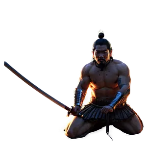 Samurai In Fire Png 9 PNG image