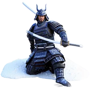 Samurai In Snow PNG Byd74