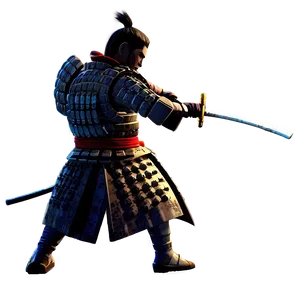 Samurai Silhouette PNG Vwt
