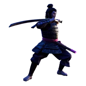 Samurai Warrior Pose Png 54 PNG image