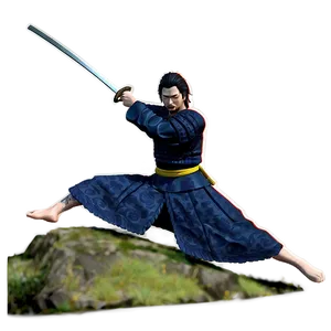 Samurai With Katana PNG 13 PNG