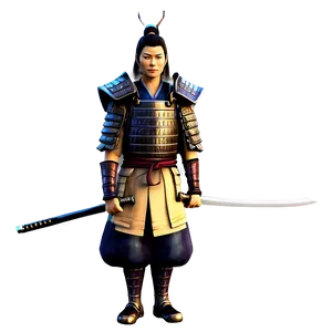 Samurai With Katana PNG Cfu PNG