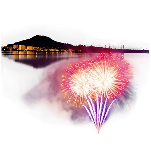 San Diego Bay Fireworks Png 06252024 PNG image