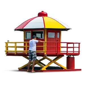 San Diego Lifeguard Tower PNG Sgq89