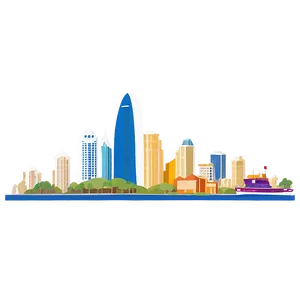 San Diego Skyline Png Fxu PNG image