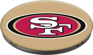 San Francisco49ers Logo Disc PNG image