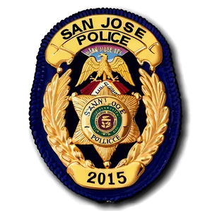 San Jose Police Department Badge Png 06252024 PNG image