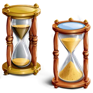 Sand Clock Hourglass PNG Eiq48