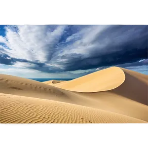 Sand Dunes And Dramatic Clouds PNG Tvd PNG