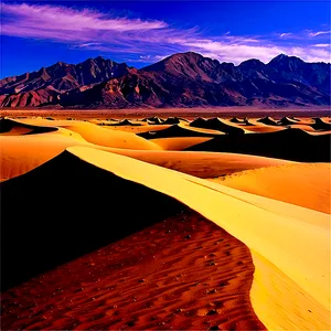 Sand Dunes And Rocky Peaks PNG 47