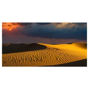 Sand Dunes And Spectacular Sunrise PNG 06292024