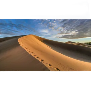 Sand Dunes During Golden Hour PNG 06292024 PNG