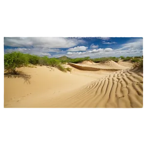 Sand Dunes With Traditional Tent PNG Nqq PNG